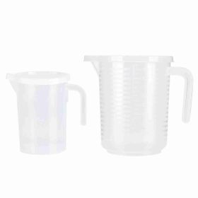 500ml/1000ml Clear Plastic Measuring Cups with Lid Kitchen Cooking Baking Accessories 500ml